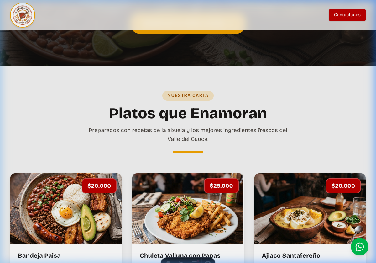 La Fonda de la Abuela (Plantilla Restaurantes)